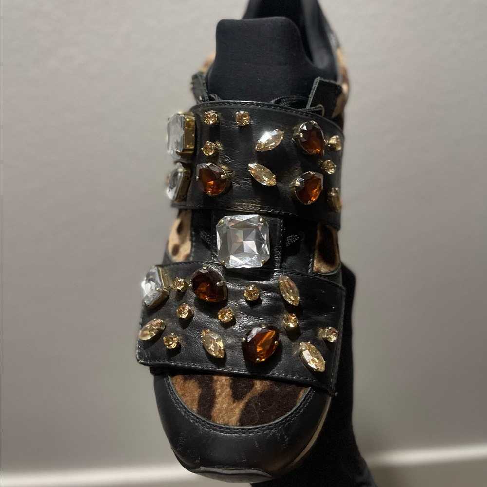 Dolce & Gabbana Leopard pattern stones velutto leovit.nap Sneakers - Picture 6 of 13